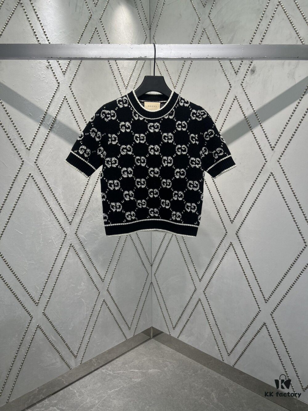 G House 25SS New Arrival Top Crafted from GG Wool Slub Jacquard Fabric, a Premium Selection from the Collection