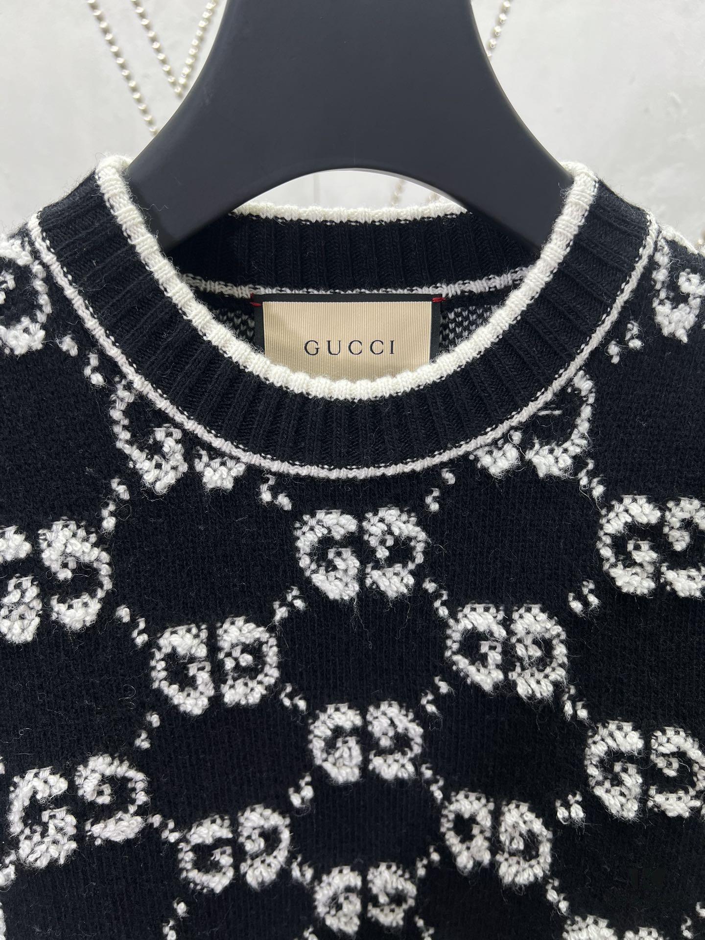 G House 25SS New Arrival Top Crafted from GG Wool Slub Jacquard Fabric, a Premium Selection from the Collection