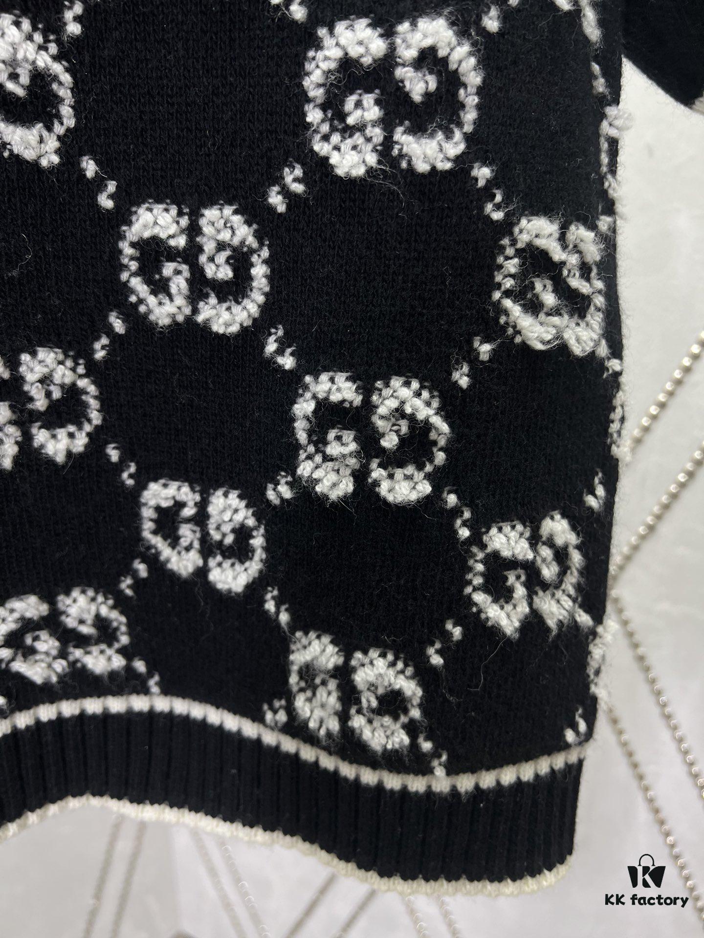 G House 25SS New Arrival Top Crafted from GG Wool Slub Jacquard Fabric, a Premium Selection from the Collection