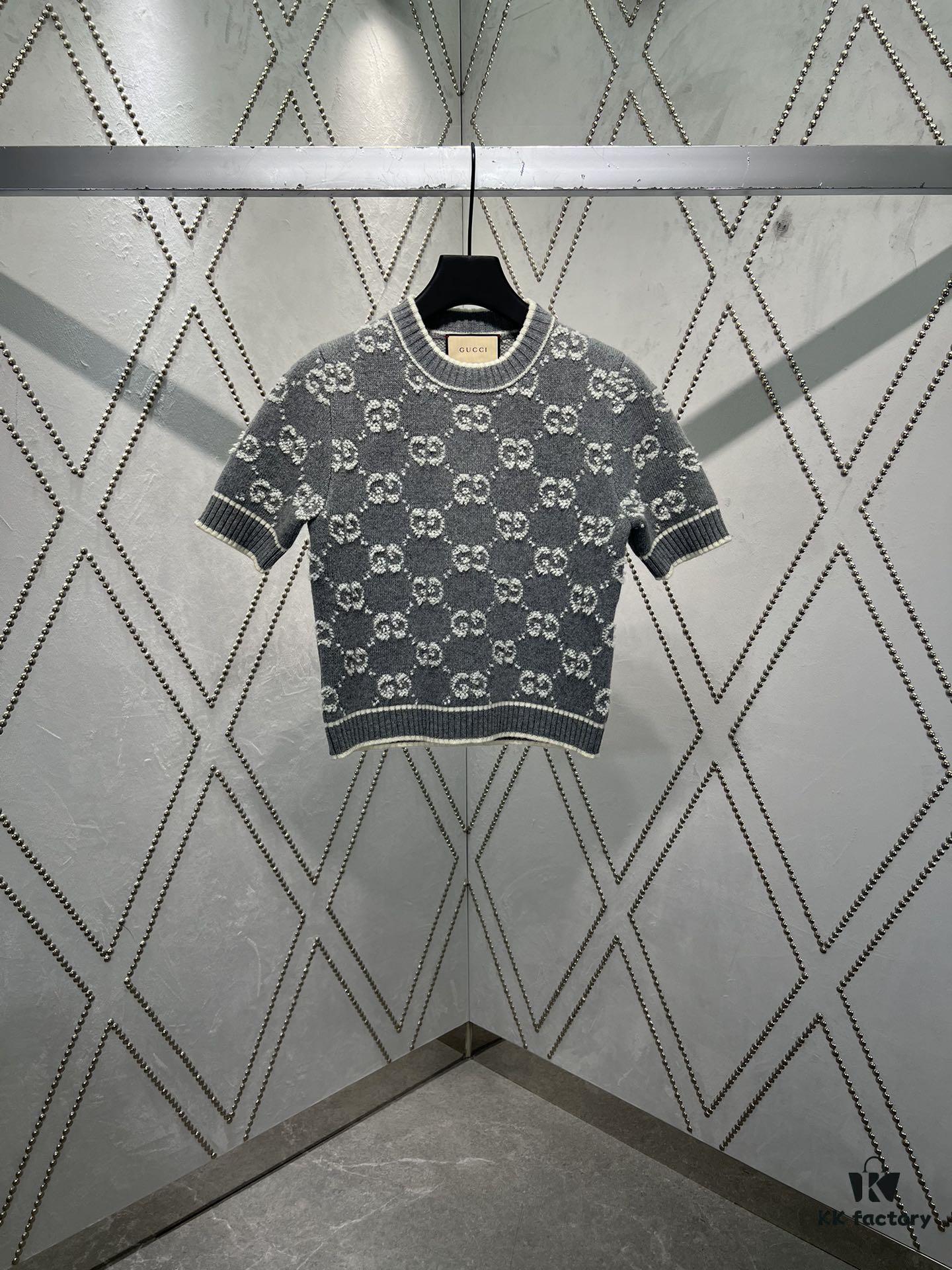 G House 25SS New Arrival Top Crafted from GG Wool Knob Velvet Jacquard Fabric, a Curated Highlight of the Collection. High Version!