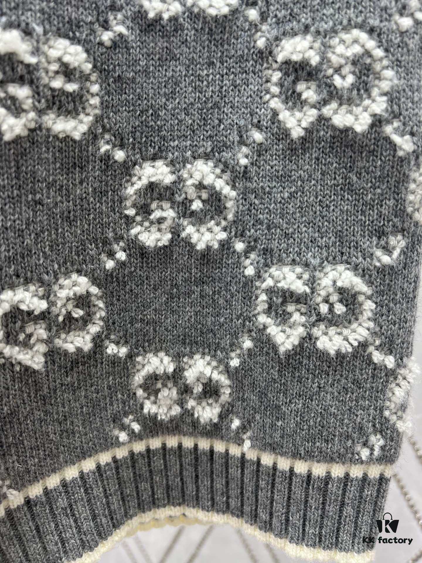 G House 25SS New Arrival Top Crafted from GG Wool Knob Velvet Jacquard Fabric, a Curated Highlight of the Collection. High Version!