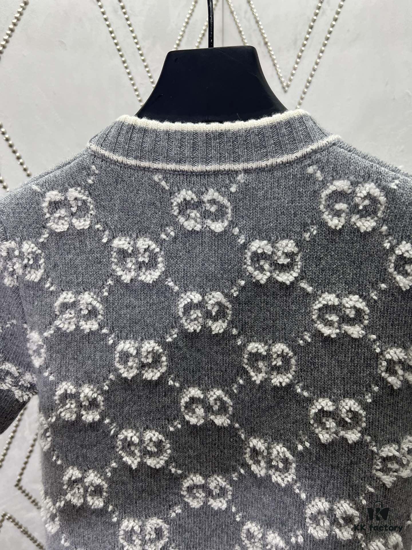 G House 25SS New Arrival Top Crafted from GG Wool Knob Velvet Jacquard Fabric, a Curated Highlight of the Collection. High Version!