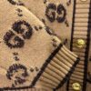 G House 25SS New Arrival Cardigan Made from GG Wool Bouclé Yarn Blend Jacquard Fabric. High Version!