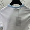 Gucci 25SS Early Spring New Arrival Minimalist Classic Embroidered Double G Letter Print Round Neck