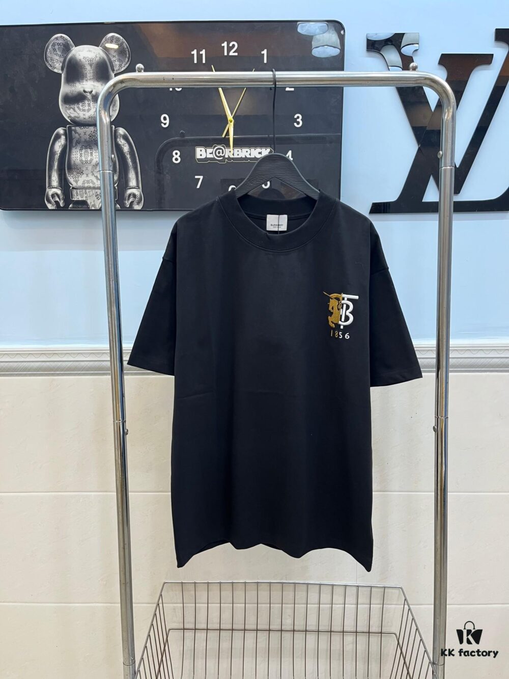 BURBERRY Logo Embroidered Short-Sleeve T-Shirt