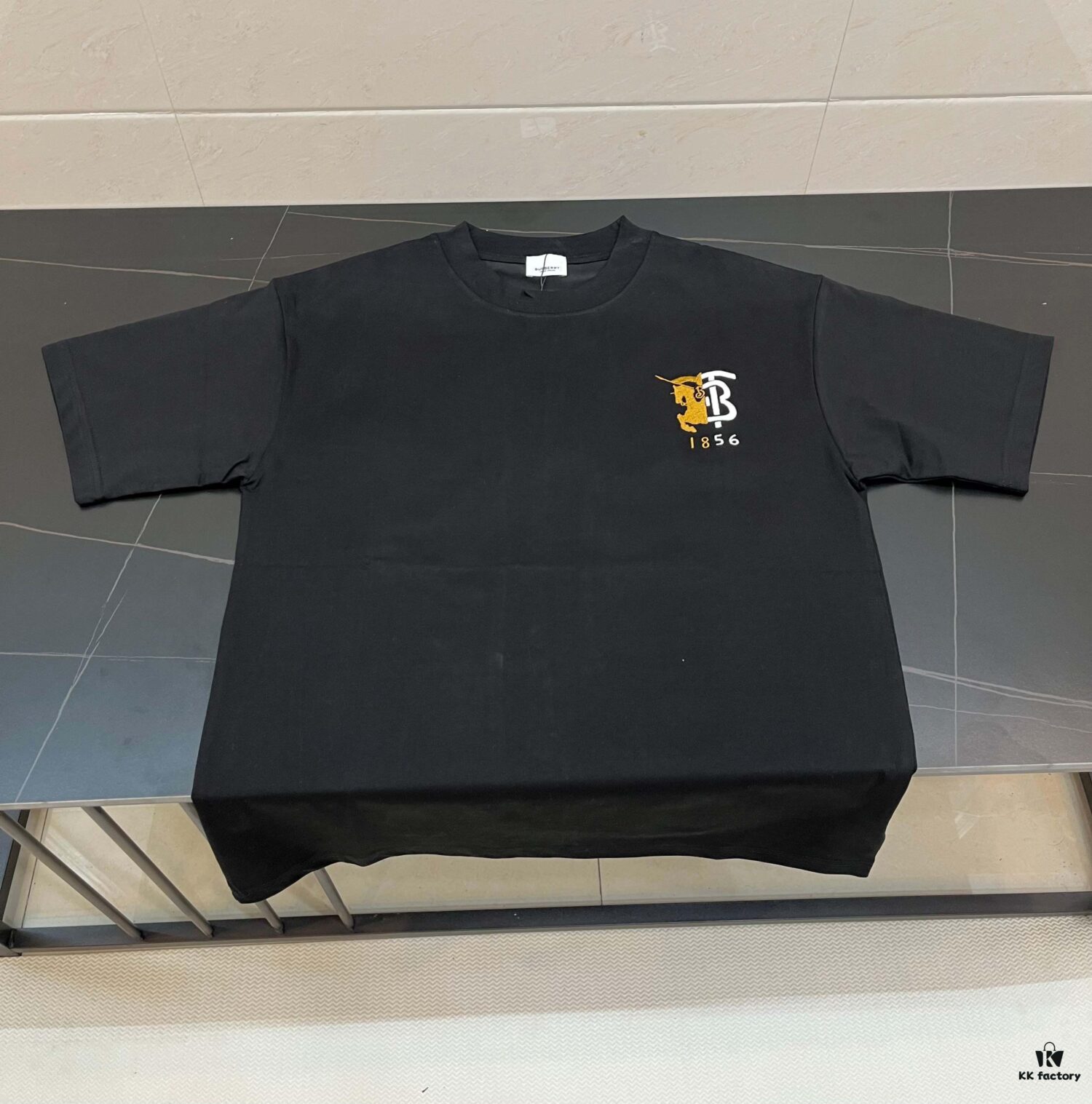 BURBERRY Logo Embroidered Short-Sleeve T-Shirt