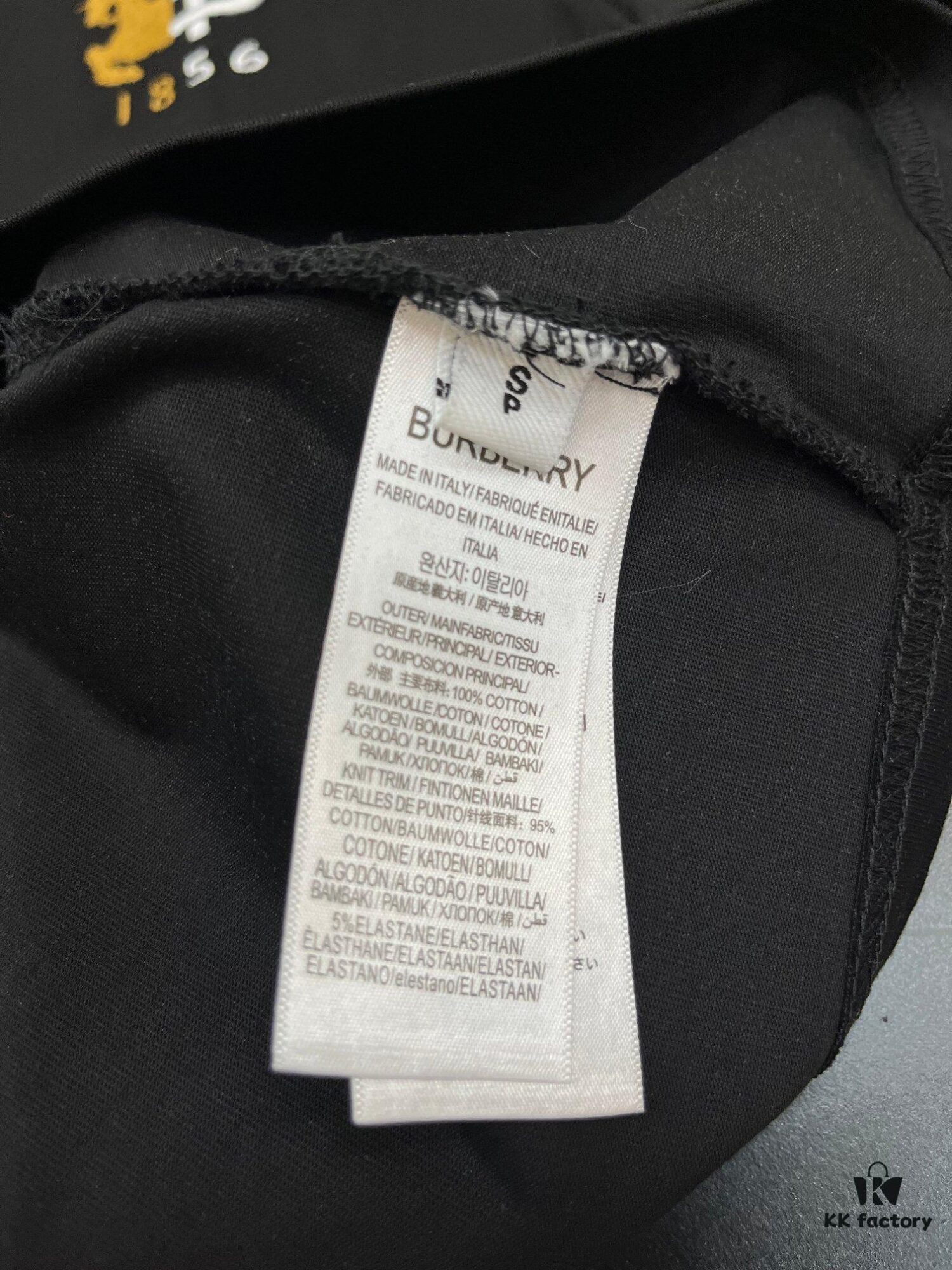 BURBERRY Logo Embroidered Short-Sleeve T-Shirt