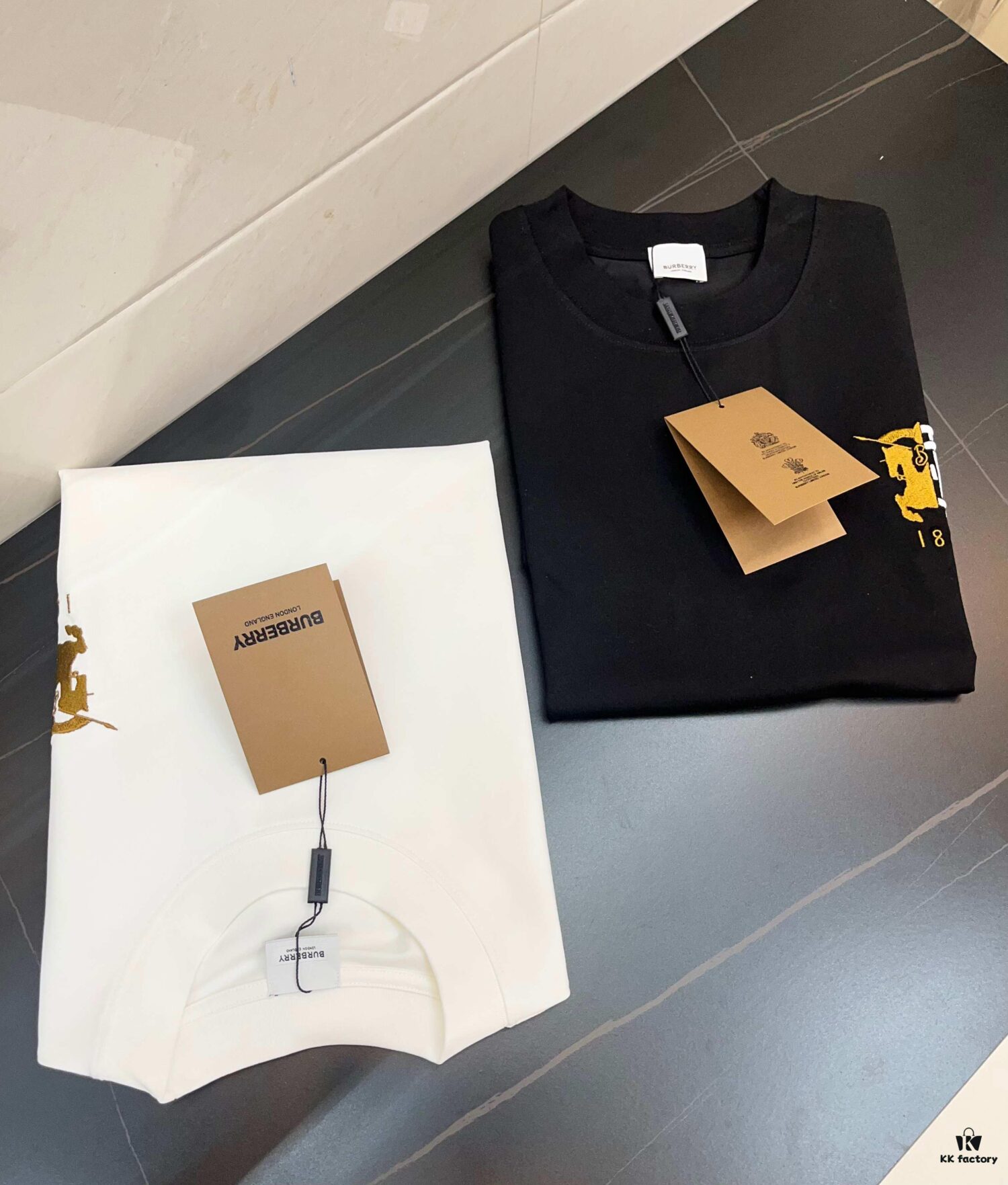 BURBERRY Logo Embroidered Short-Sleeve T-Shirt