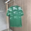 BURBERRY 2025 Spring/Summer New Arrival Round Neck Short Sleeve T-Shirt with All-Over Dot Print, Made from 320g Double-Yarn Combed Cotton Fabric, Slightly Loose Fit, Soft and Substantial Fabric Texture, Unisex Design