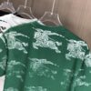 BURBERRY 2025 Spring/Summer New Arrival Round Neck Short Sleeve T-Shirt with All-Over Dot Print, Made from 320g Double-Yarn Combed Cotton Fabric, Slightly Loose Fit, Soft and Substantial Fabric Texture, Unisex Design