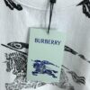BURBERRY 2025 Spring/Summer New Arrival Round Neck Short Sleeve T-Shirt with All-Over Dot Print, Made from 320g Double-Layer Combed Cotton Fabric, Slightly Loose Fit, Soft and Substantial Fabric Texture, Unisex Design