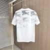 BURBERRY 2025 Spring/Summer New Arrival Round Neck Short Sleeve T-Shirt with All-Over Dot Print, Made from 320g Double-Layer Combed Cotton Fabric, Slightly Loose Fit, Soft and Substantial Fabric Texture, Unisex Design