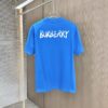 BURBERRY 2025 Spring/Summer New Arrival Round Neck Short Sleeve T-Shirt with Equestrian Chain Embroidery, 320g Double Combed Cotton Fabric, Slightly Loose Unisex Fit
