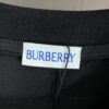 BURBERRY 2025 Spring/Summer New Arrival Round Neck Short Sleeve T-Shirt with Equestrian Chain Embroidery, 320g Double Combed Cotton Fabric, Slightly Loose Unisex Fit