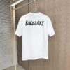 BURBERRY 2025 Spring/Summer New Arrival Round Neck Short Sleeve T-Shirt with Equestrian Chain Embroidery, 320g Double Combed Cotton Fabric, Slightly Loose Unisex Fit