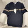 BURBERRY 2025 Spring-Summer New Arrival Short Sleeve T-Shirt, Runway-Inspired Fashion Casual Tee with Designer Logo, Premium 100% Cotton