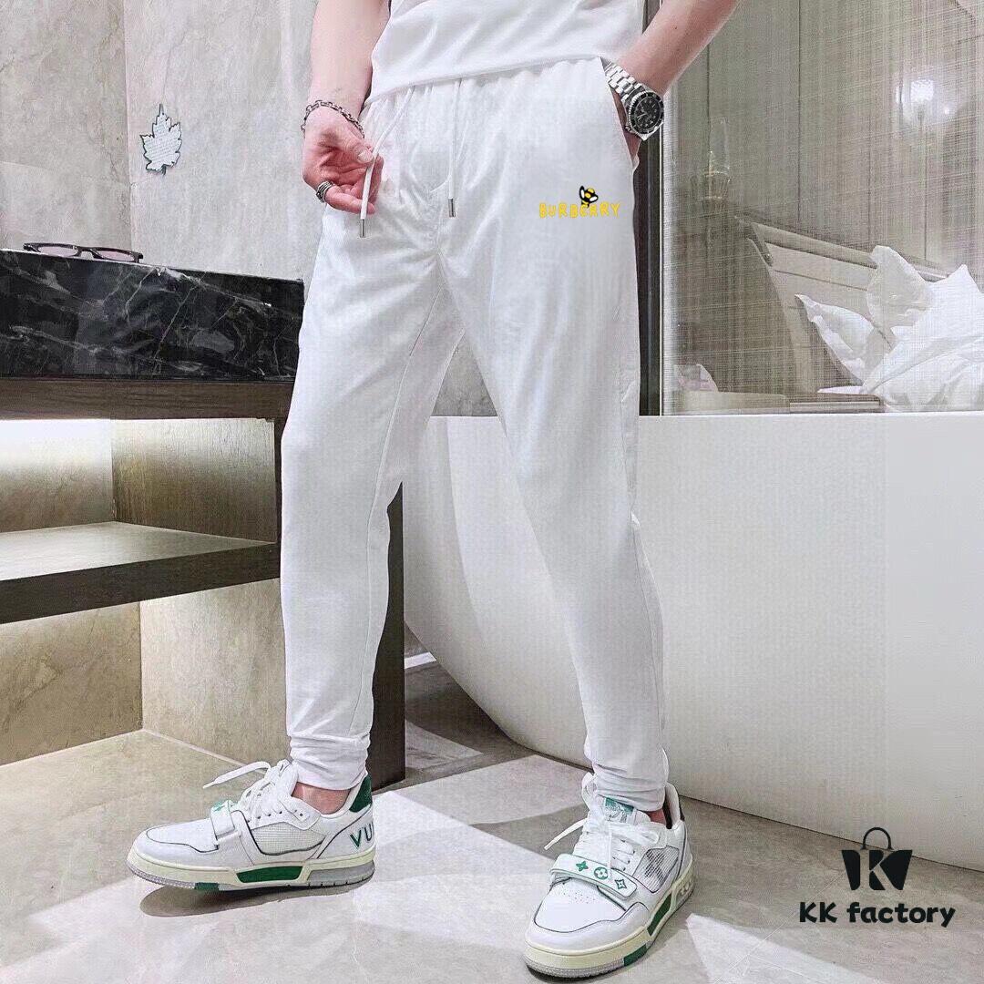 BURBERRY (Boon for Plus-Size) 2025 Official Website Same Style Summer Men's Double-Mercerized High-Quality Outfit