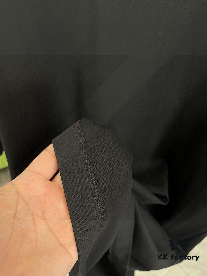 BURBERRY 2025 Summer New Arrival Personalized Letter Logo Print Custom 300g Fabric Short Sleeve T-Shirt Unisex