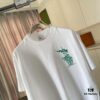 BURBERRY 2025 Summer New Arrival Personalized Letter Logo Print Custom 300g Fabric Short Sleeve T-Shirt Unisex