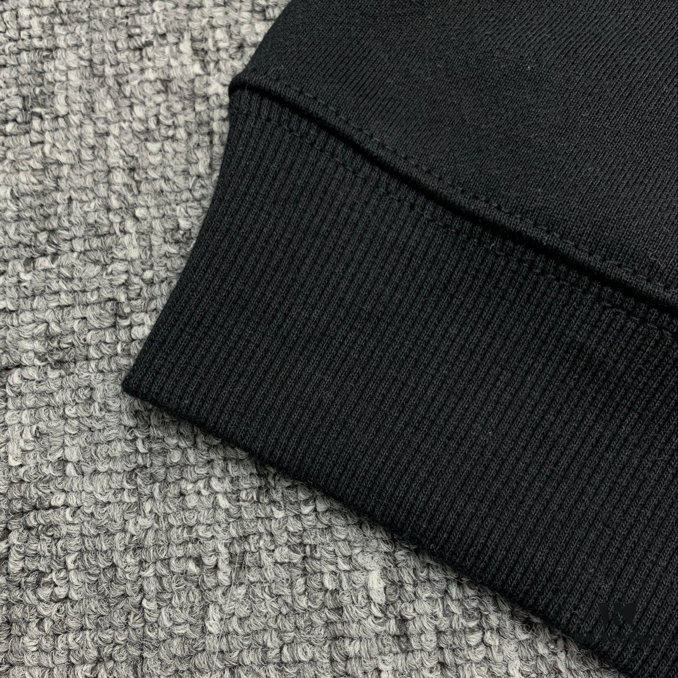 New Burberry 24 Fall Limited Oak Leaf Letter Print Crew Neck Sweatshirt