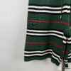 New Burberry Classic Green Striped Knit Straight Shorts Unisex