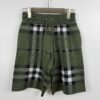 New BURBERRY Classic Check Knit Shorts Unisex