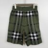 New BURBERRY Classic Check Knit Shorts Unisex