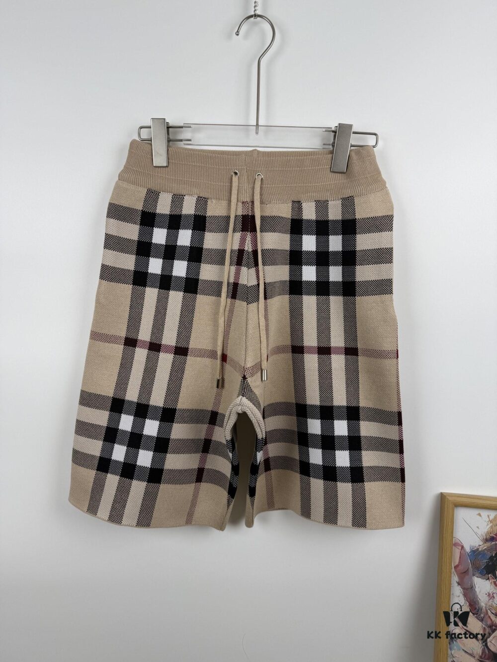 New BURBERRY Burberry Classic Plaid Knitted Shorts Unisex