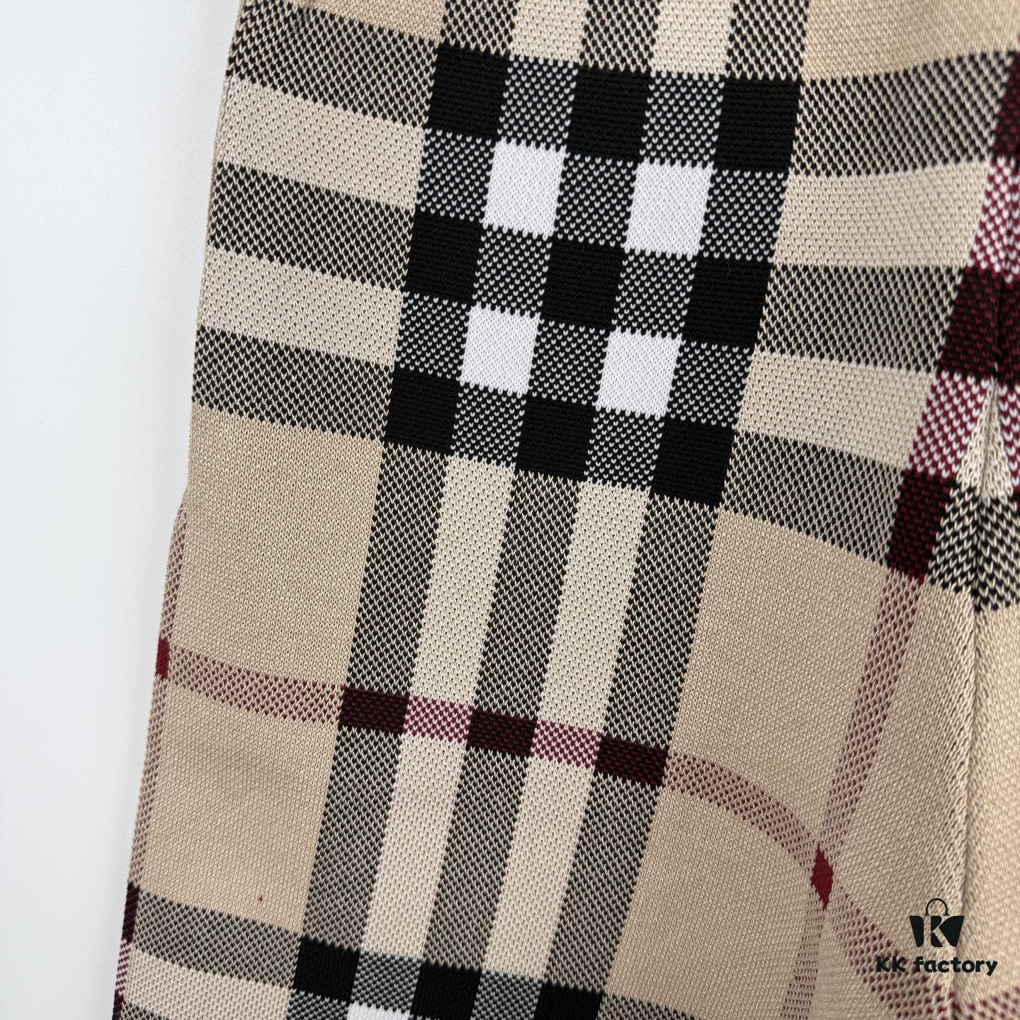 New BURBERRY Burberry Classic Plaid Knitted Shorts Unisex