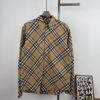 New BBR Burberry 24SS Autumn-Winter Checkered Precision-Aligned Shirt, Official Website 1:1 Original Quality