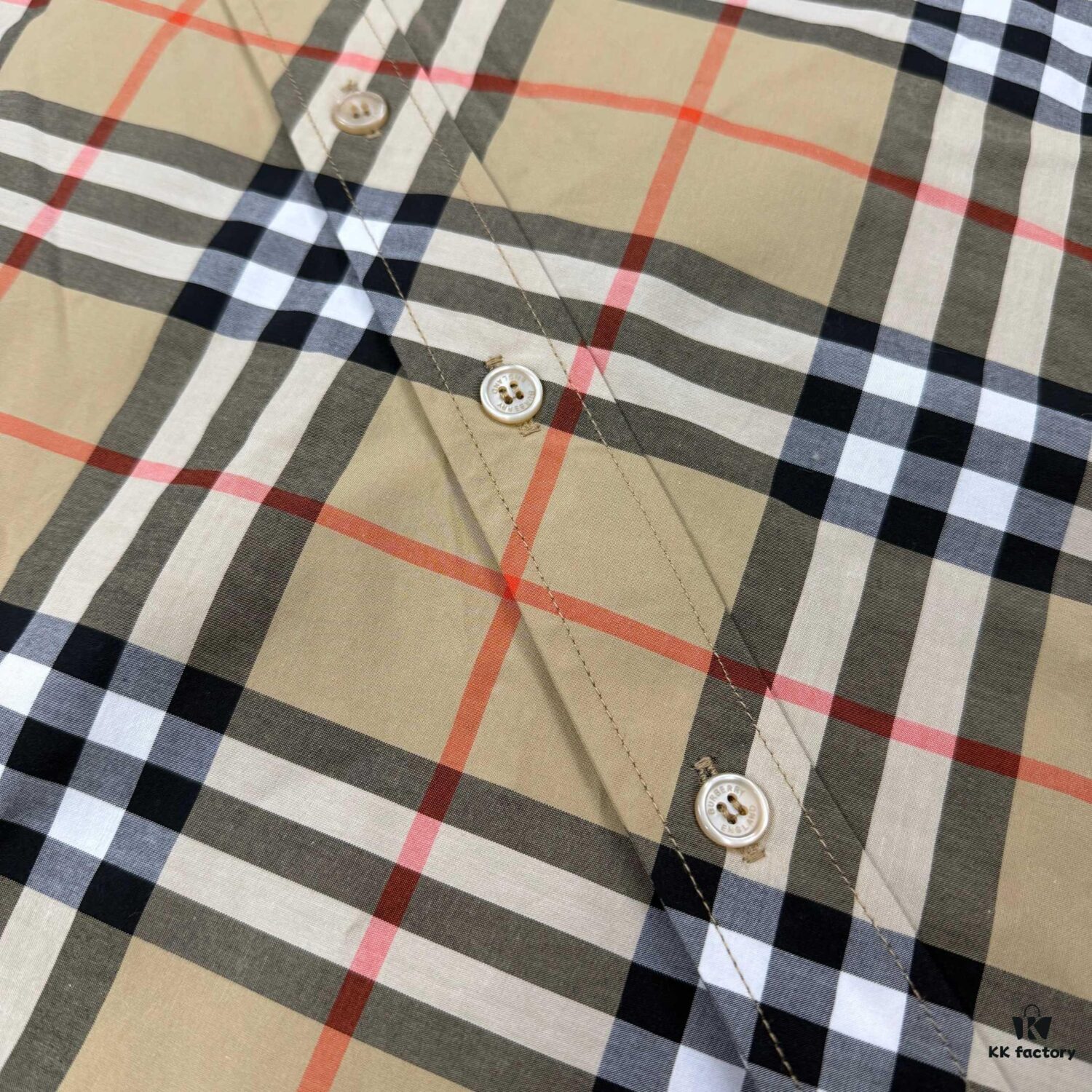 New BBR Burberry 24SS Autumn-Winter Checkered Precision-Aligned Shirt, Official Website 1:1 Original Quality