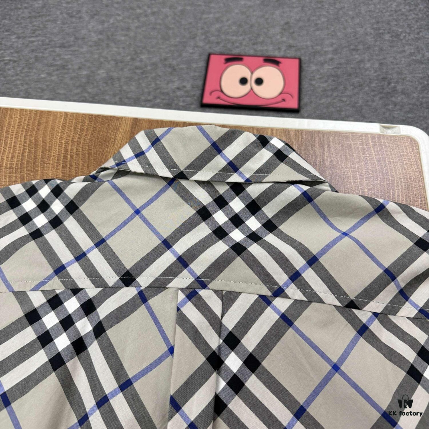 New BBR Burberry 24SS Autumn/Winter Plaid Alignment Shirt Official Website 1:1 Original Quality