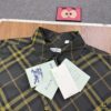 New BBR Burberry 24SS Autumn-Winter Checkered Precision-Aligned Shirt, Official Website 1:1 Original Quality