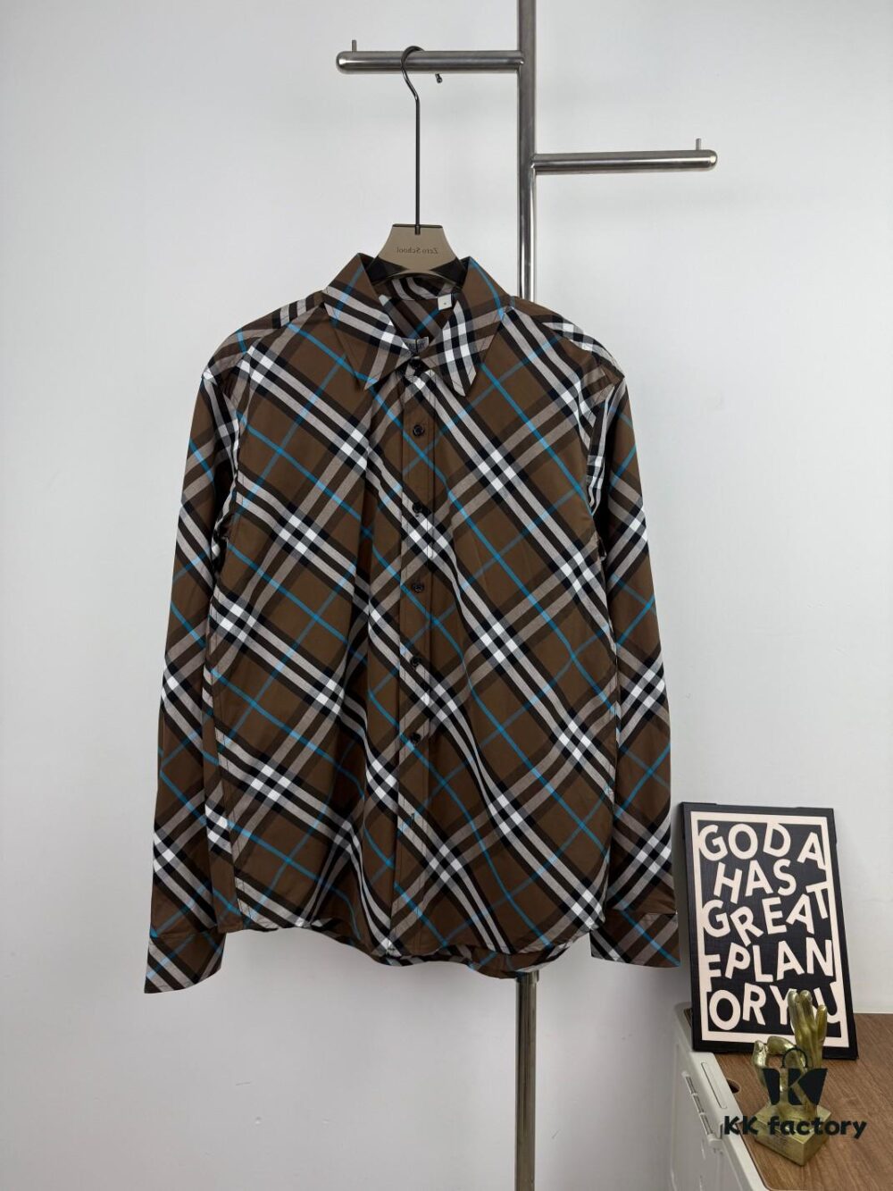 New BBR Burberry 24SS Autumn/Winter Check Aligned Shirt Official Website 1:1 Original Quality