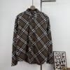 New BBR Burberry 24SS Autumn/Winter Check Aligned Shirt Official Website 1:1 Original Quality