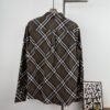 New BBR Burberry 24SS Autumn/Winter Check Aligned Shirt Official Website 1:1 Original Quality