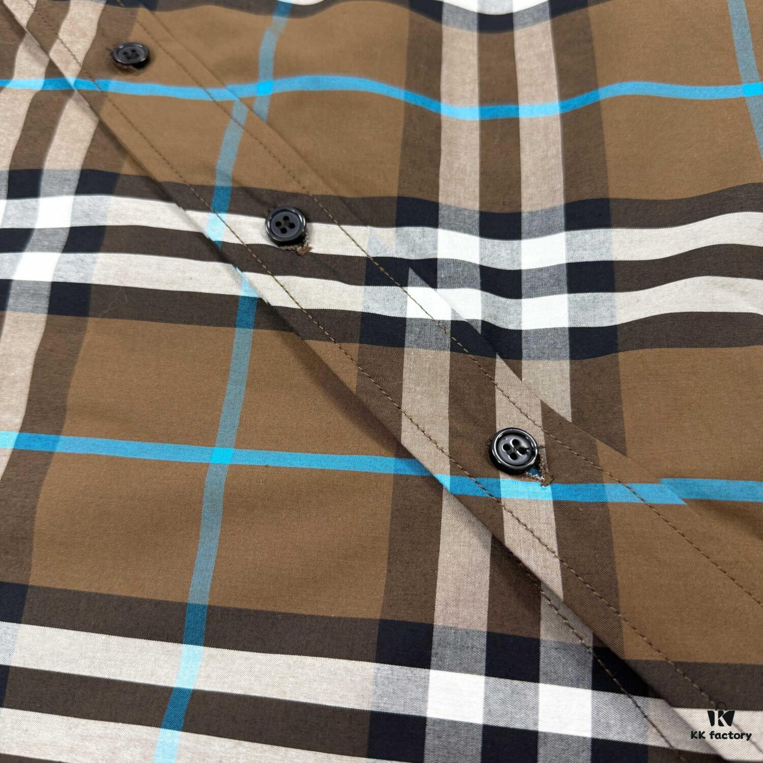 New BBR Burberry 24SS Autumn/Winter Check Aligned Shirt Official Website 1:1 Original Quality