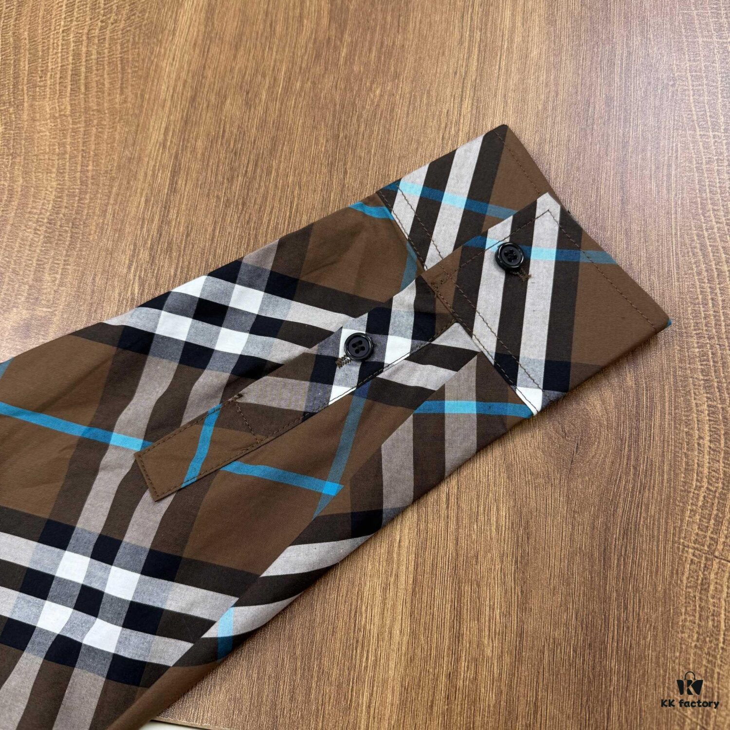 New BBR Burberry 24SS Autumn/Winter Check Aligned Shirt Official Website 1:1 Original Quality