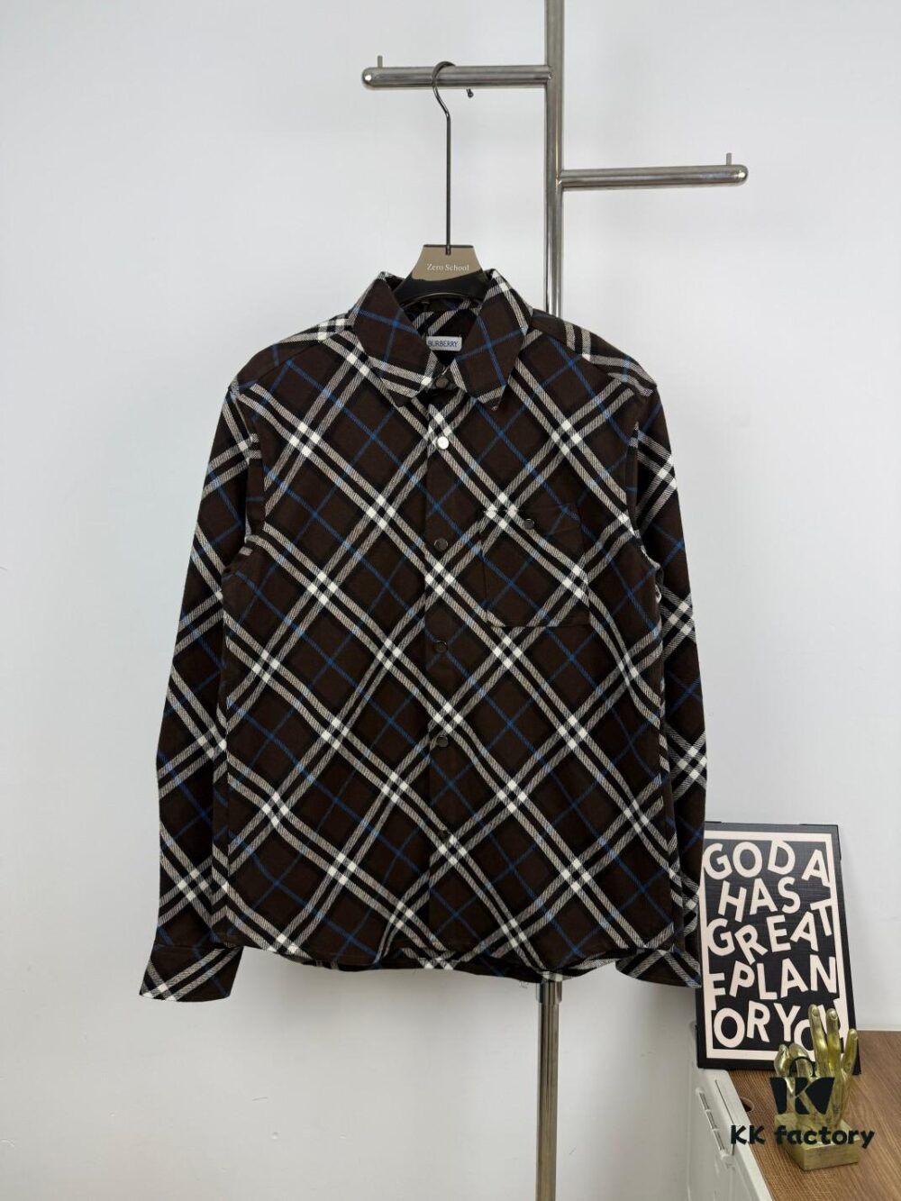 Burberry 2024 Fall/Winter Plaid Flannel Shirt Jacket