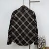 Burberry 2024 Fall/Winter Plaid Flannel Shirt Jacket