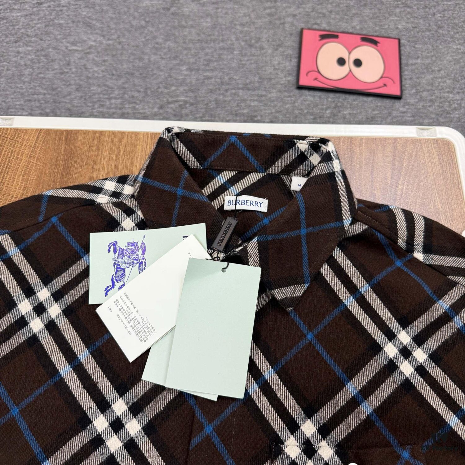 Burberry 2024 Fall/Winter Plaid Flannel Shirt Jacket