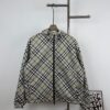 New Burberry Plaid Knight Horse Double-Sided Lightweight Hooded Jacket