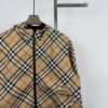 New Burberry Check Pattern Knight Horse Double-Sided Lightweight Hooded Jacket