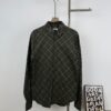 New Burberry 24SS Embroidered Check Cotton Shirt