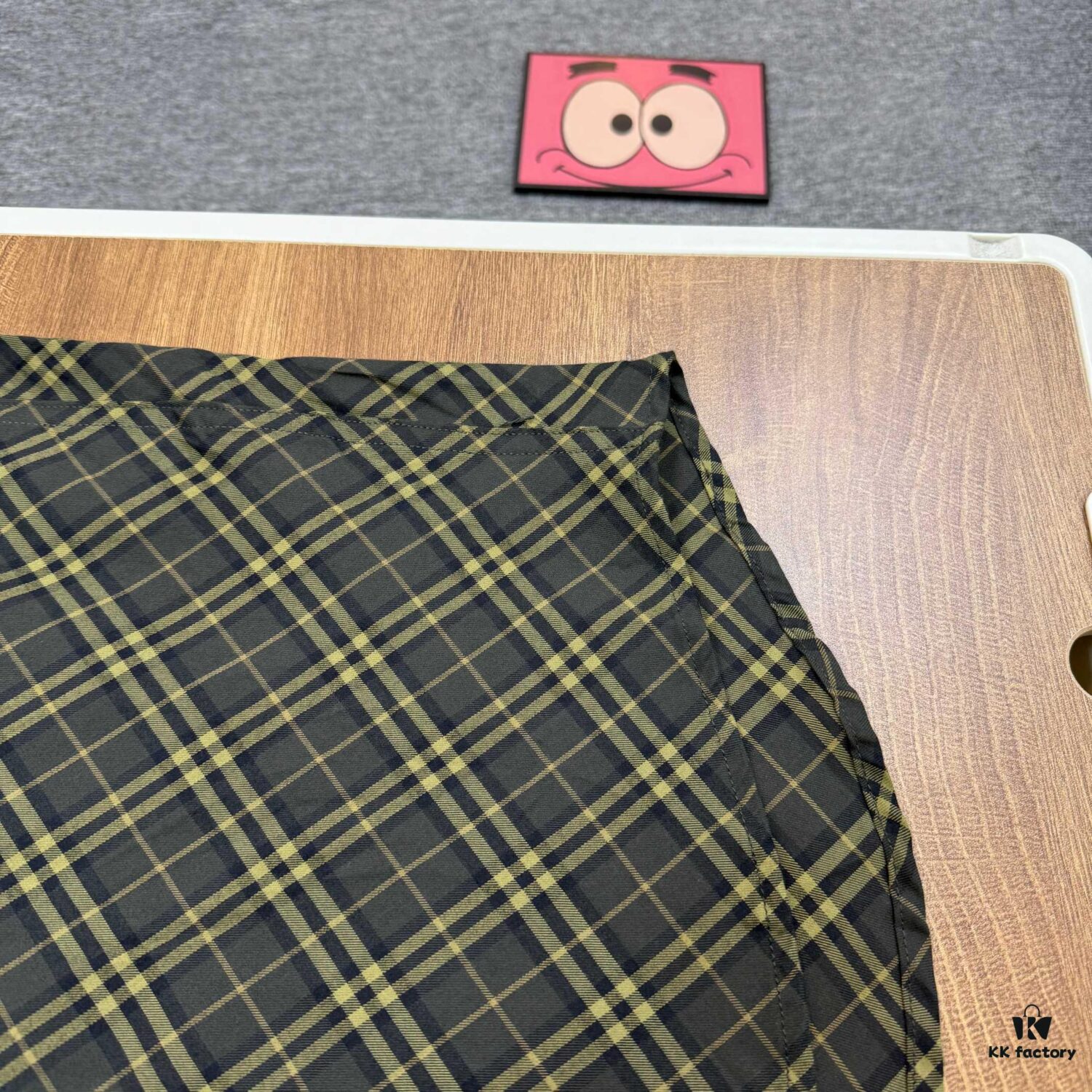 New Burberry 24SS Embroidered Check Cotton Shirt