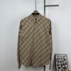 New Burberry 24SS Embroidered Check Cotton Shirt