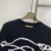 New BURBERRY BBR 24SS Limited Edition Equestrian Knight Black Horse Jacquard Knitwear Unisex Crew Neck Sweater