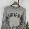 New BURBERRY Classic Horse and Wheat Jacquard Crew Neck Sweater