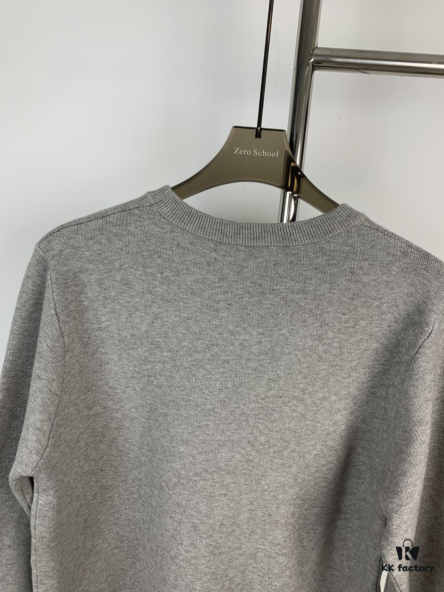 New BURBERRY Classic Horse and Wheat Jacquard Crew Neck Sweater