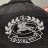 New Burberry & Supreme 2024 Collaborative Embroidered Horse Motif Denim Jacket Unisex